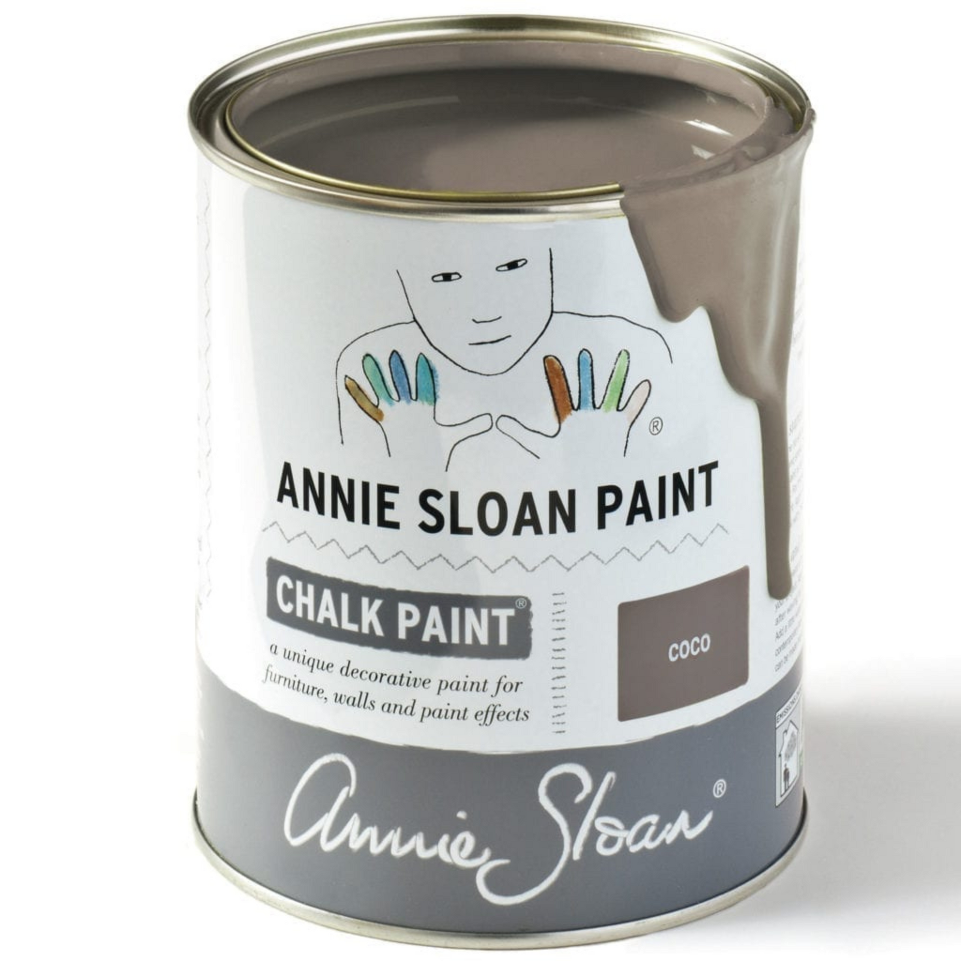 Can of Coco Annie Sloan Chalk Paint.