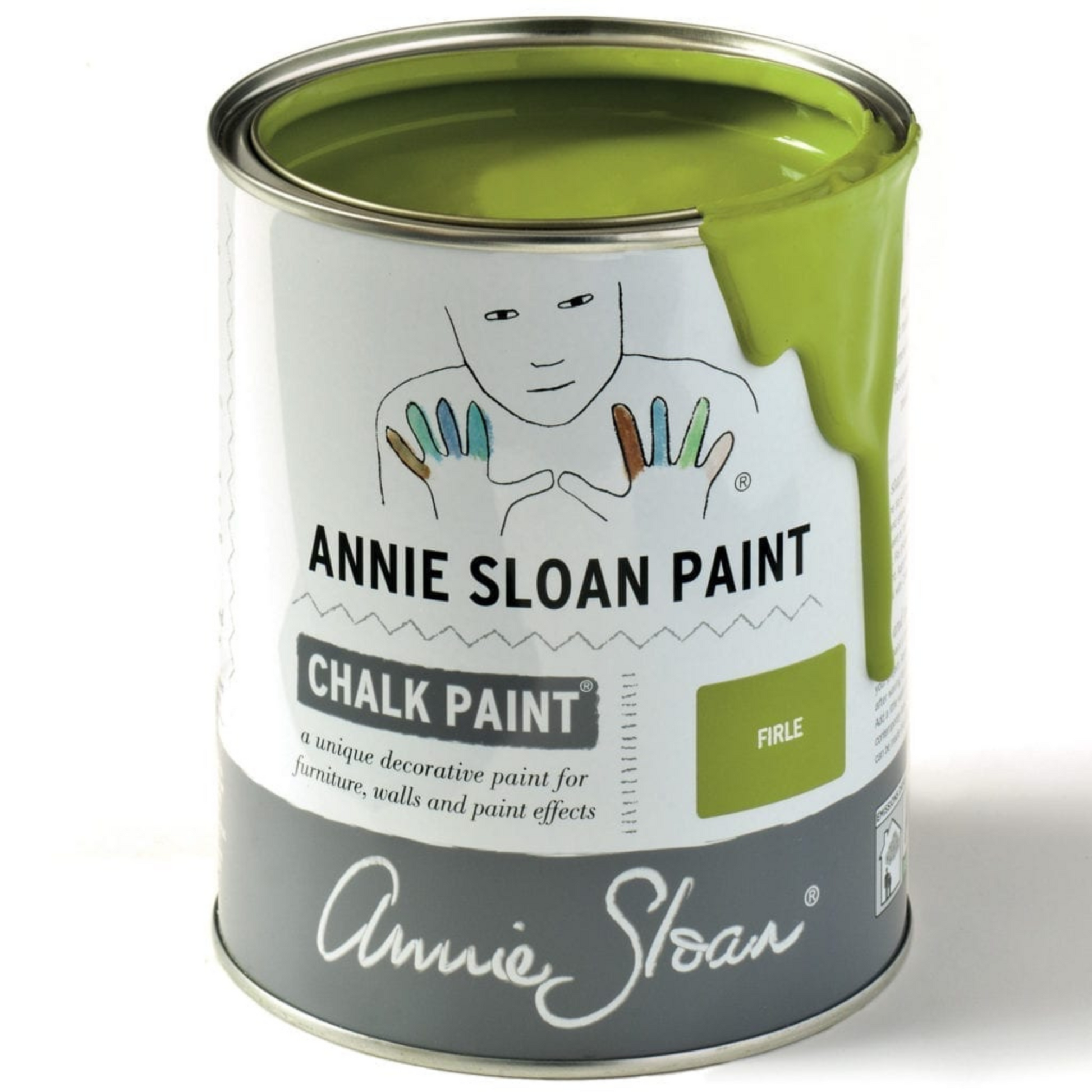 Can of Firle Annie Sloan Chalk Paint.