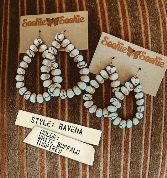 Sookie Sookie Bone Ravena Earrings