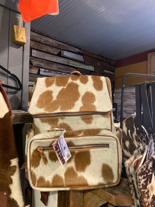 Cow Hide Backpack