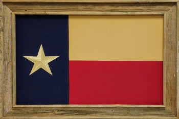 Barn wood Texas Flag - Print