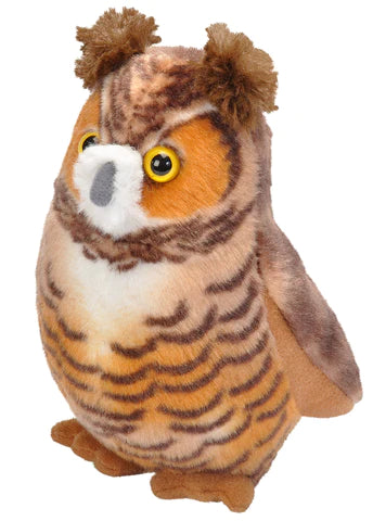 Great Horned Owl Stuffed W/ Sound