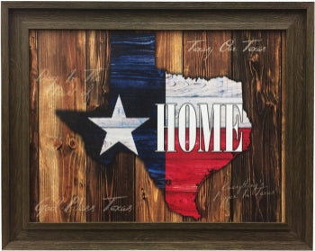 Texas Home State Flag - Print
